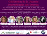 Célébration de la Journée internationale des femmes (Il ne reste plus de billets)